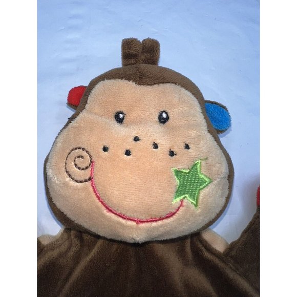 Basic Essentials Monkey Lovey 13" Security Blanket Stuffed Animal Toy - Picture 5 of 9